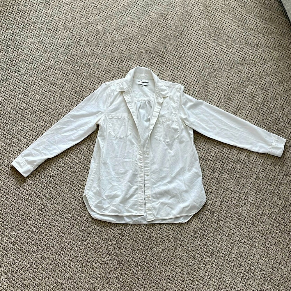 Madewell White Button Up - Size M - Light wear